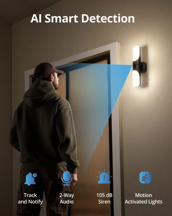 Wired Wall Light Cam S100 - Imagen 3