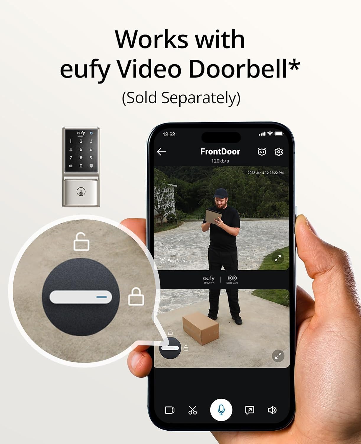 Eufy Security Smart Lock C210 Dorado - Imagen 8