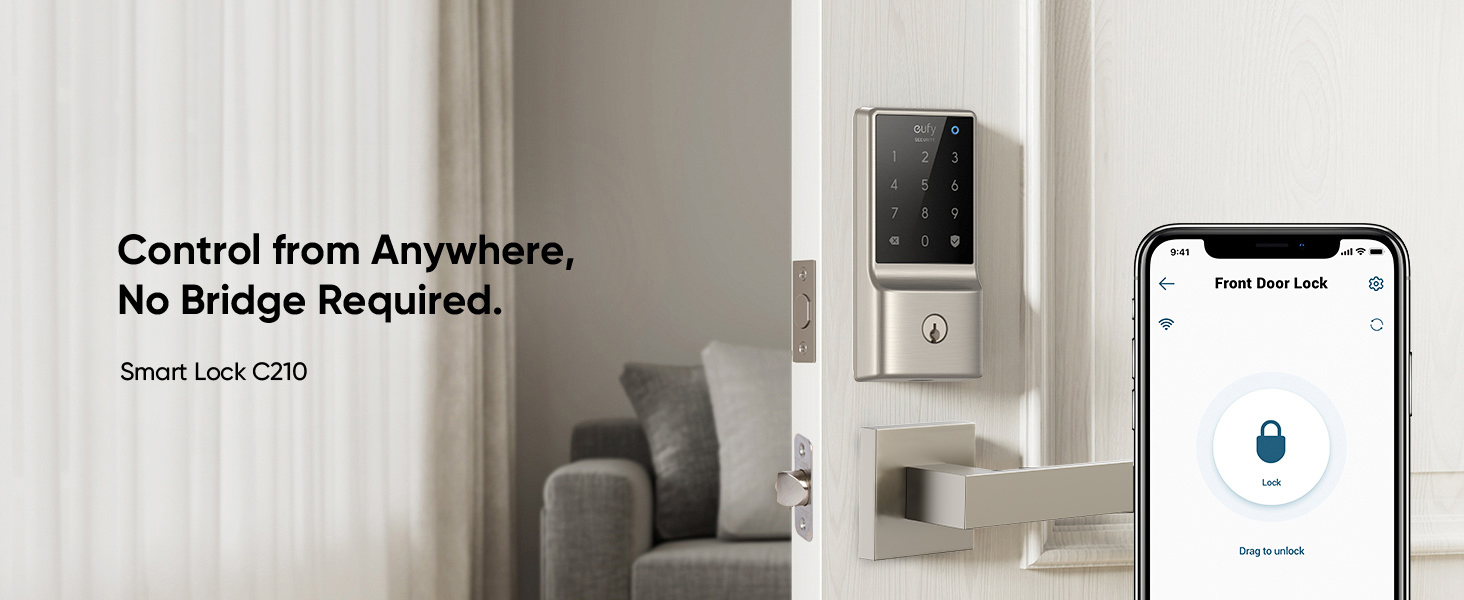 Eufy Security Smart Lock C210 Dorado - Imagen 7