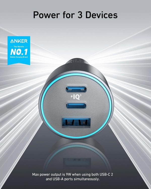 Anker 335 Car Charger (67W) - Imagen 2