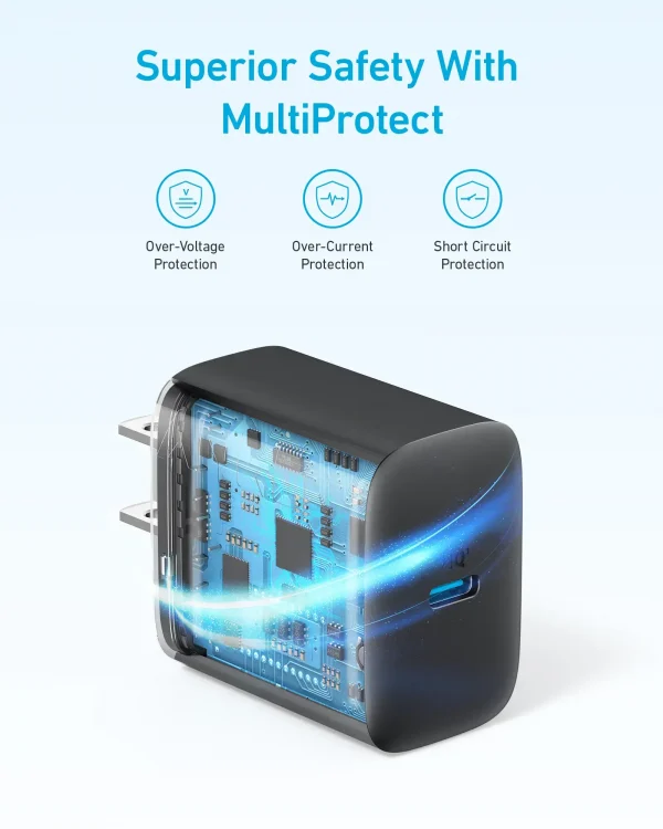 Anker Select Charger (20W) Con Cable USB-C Negro - Imagen 5