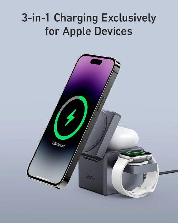 MagGo Wireless Charging Station (3-in-1 Cube) - Imagen 3