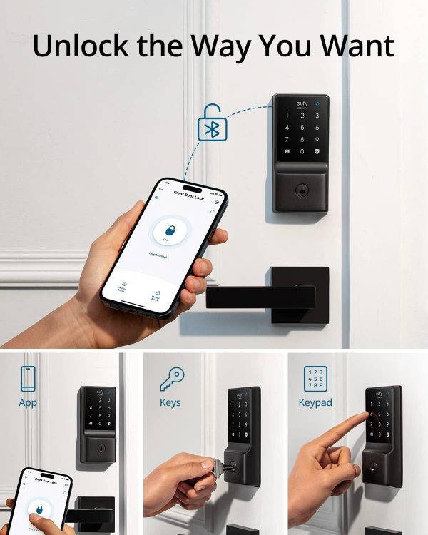 Eufy Security Smart Lock C210 Gris - Imagen 4