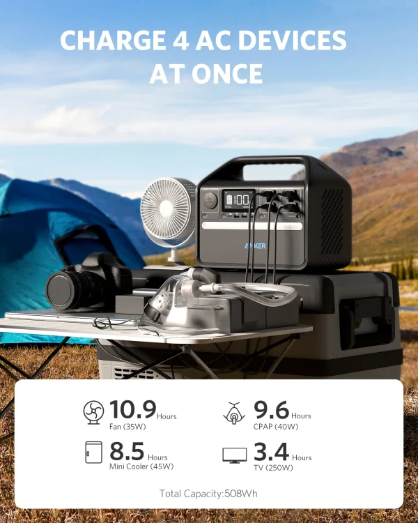 Anker 536 PowerHouse - 508Wh | 500W - Imagen 3