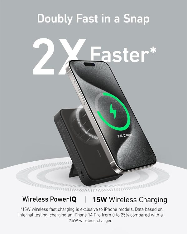 Anker MagGo Power Bank (10K) Negro - Imagen 3