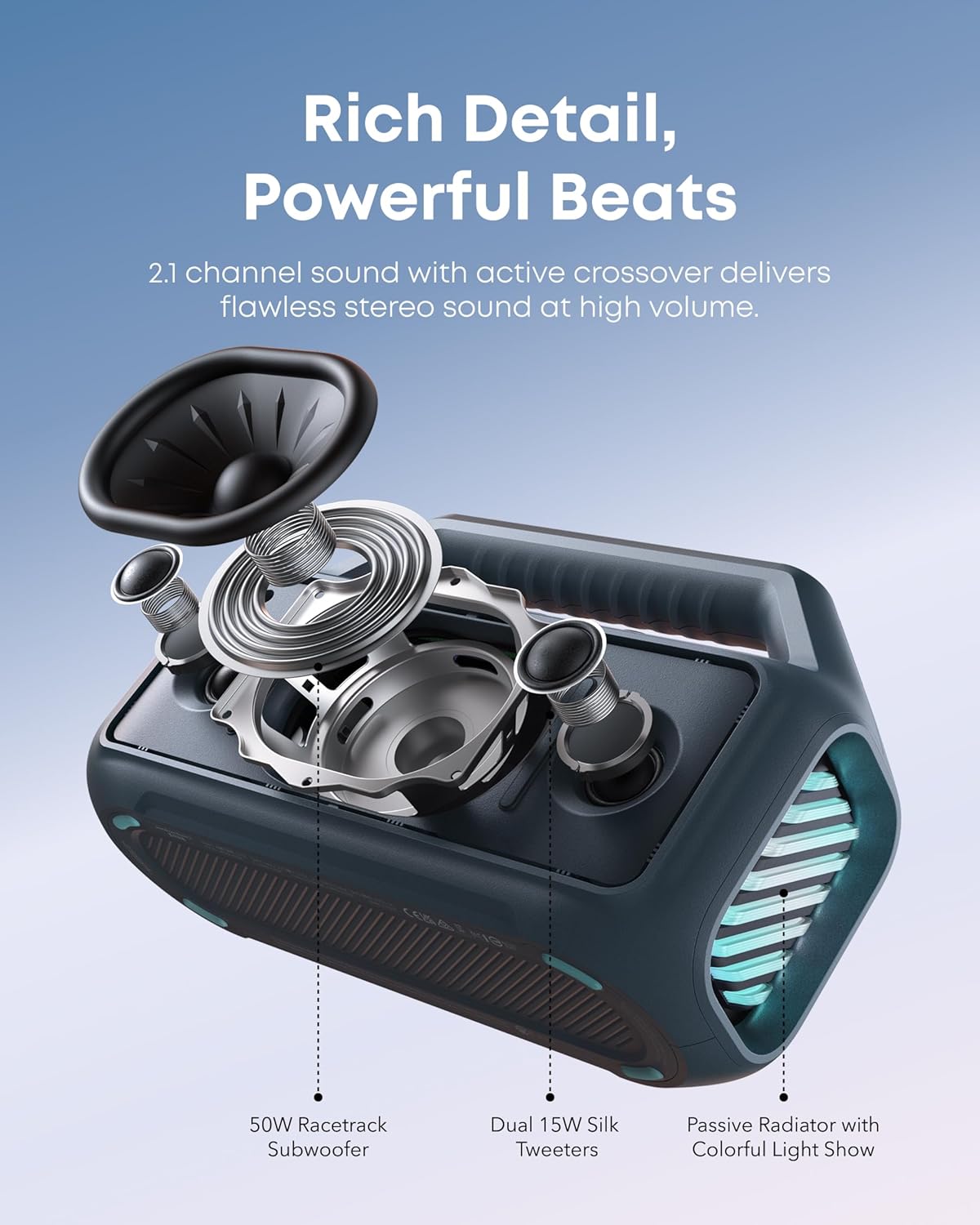 Soundcore Boom 2 (Negro) - Imagen 4