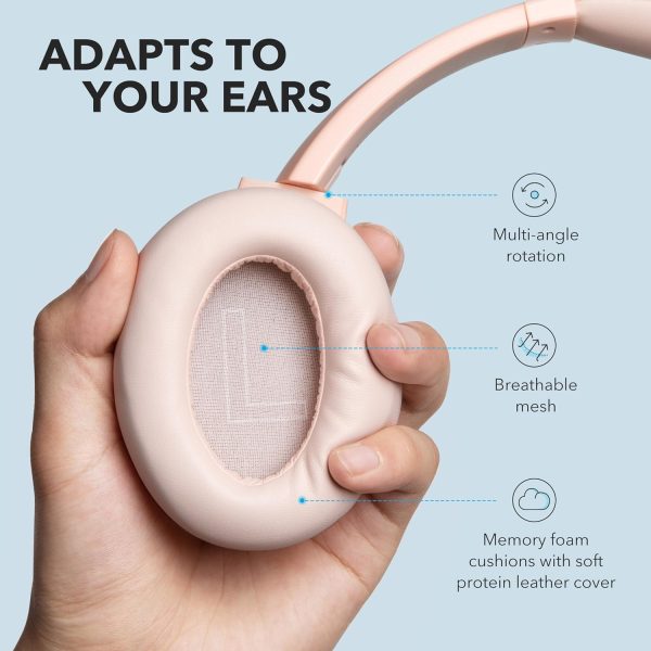 SoundCore Life Q20 Rosado - Imagen 4