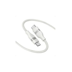 Anker USB-C to USB-C Cable (6 ft,240W Upcycled-Braided) BLANCO