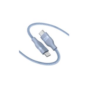 Anker USB-C to USB-C Cable (3 ft, 240W Upcycled-Braided) CELESTE