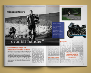 Anna Bergman Helsingborg Mockup tidning InDesign