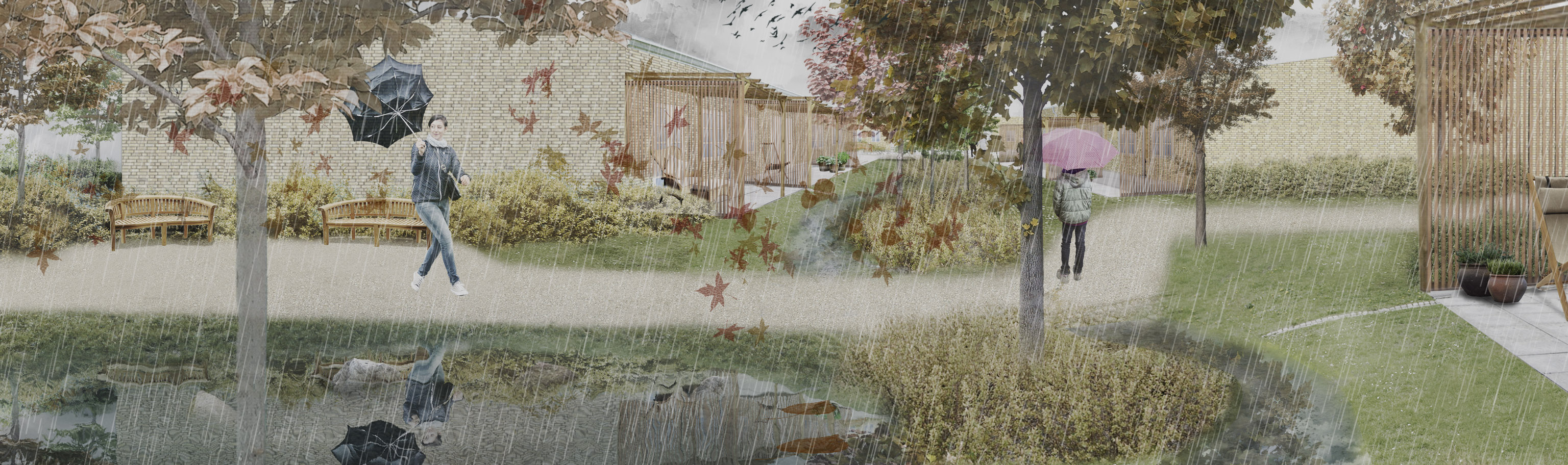 Parkvej visualization Autumn Toftehøjen