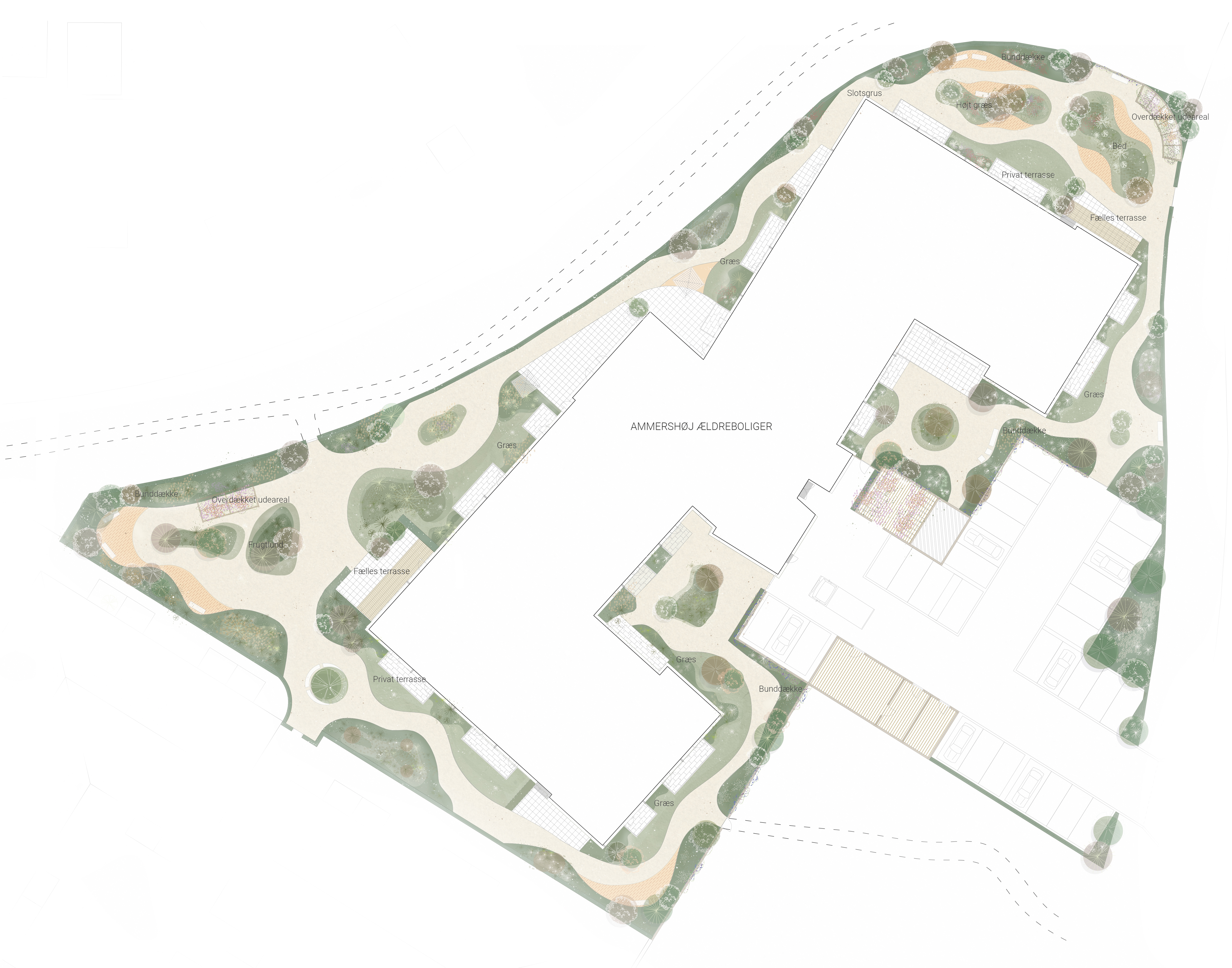 Ammershøj Ældreboliger Situationsplan