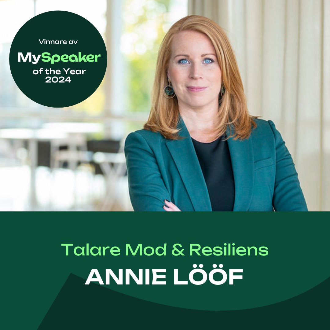 Annie Lööf Speaker of the year