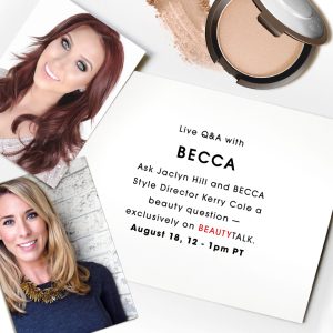 Videoannonsering Jaclyn Hill x Becca Cosmetics Collaboration