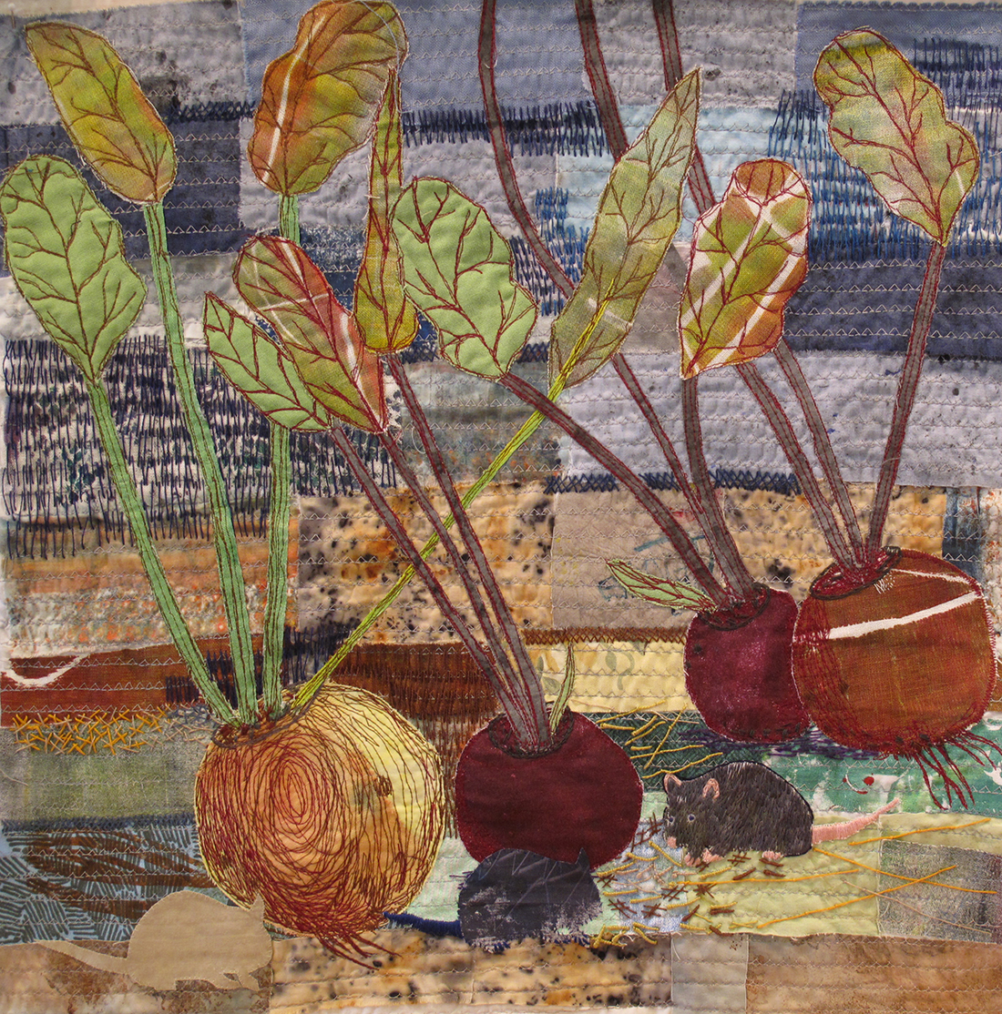 Vi finns , omonterad 54-54 cm Vi finns, fritt broderi
