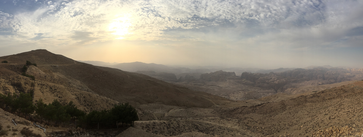 Israel – Landscape panorama Jordan desert- 1200px
