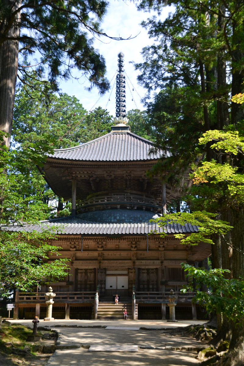 Japan – Koyasan temple in forest