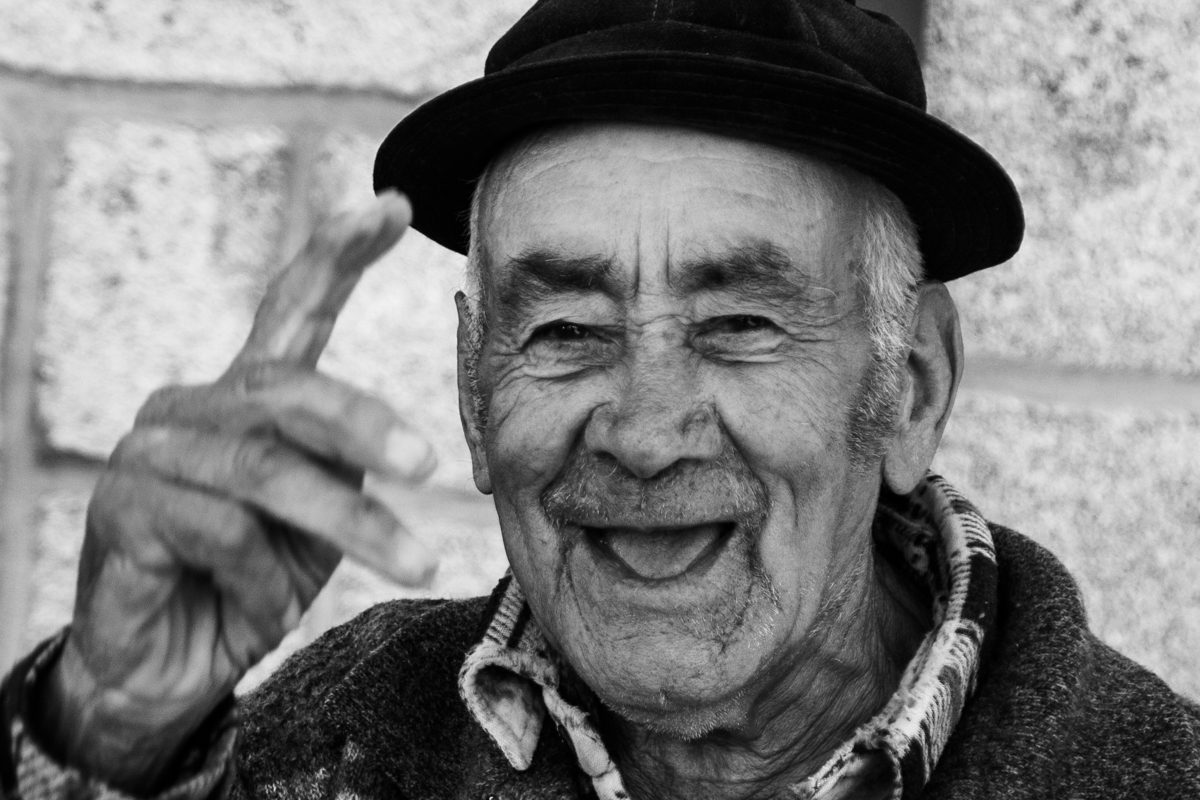 Portugal BW portrait of 90 year old man- 1200px