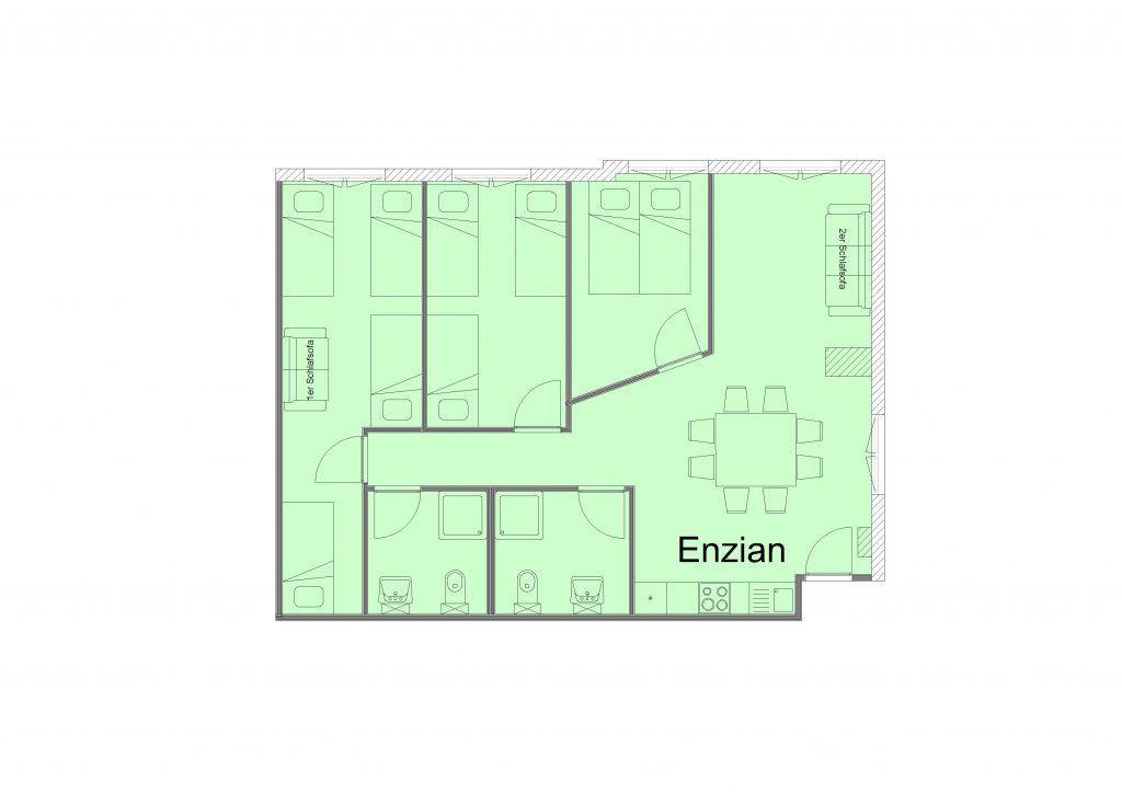 Enzian 1024x724 - Enzian // Ferienwohnung - Apartment - Berlin