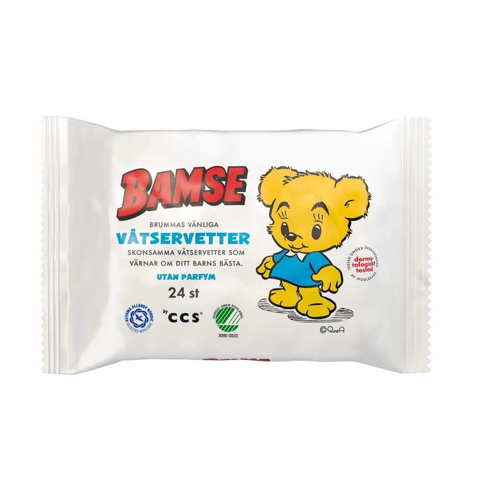 BAMSE VÅTSERVETTER 24 st