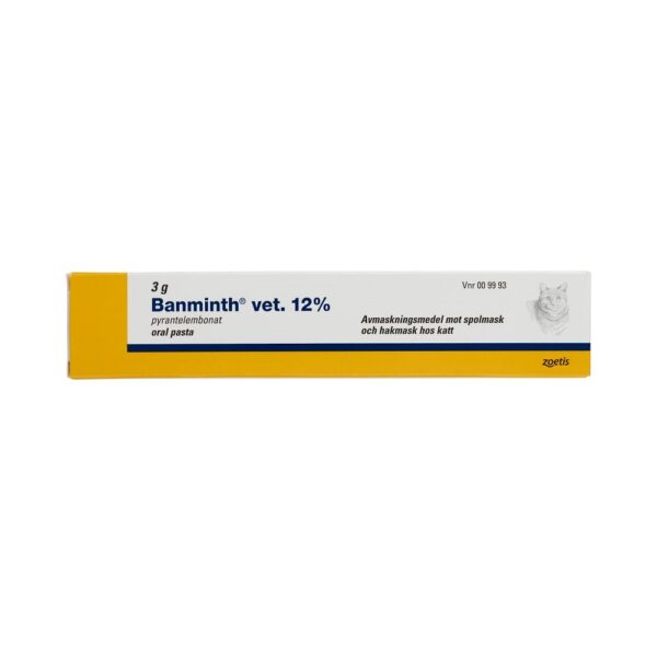 Banminth vet 12 oral pasta 3 g web