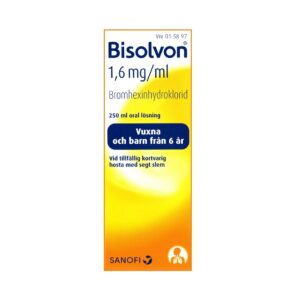 Bisolvon 1.6 mg ml 250 ml oral losning Vnr 01 58 97 web