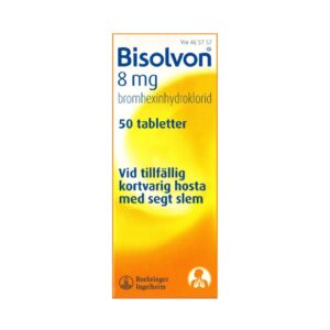 Bisolvon 8 mg 50 tabletter Vnr 46 57 57 web