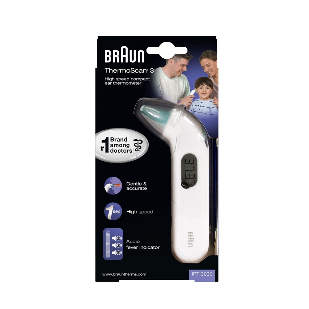 Braun ThermoScan 7+ med Age Precision och nattläge –