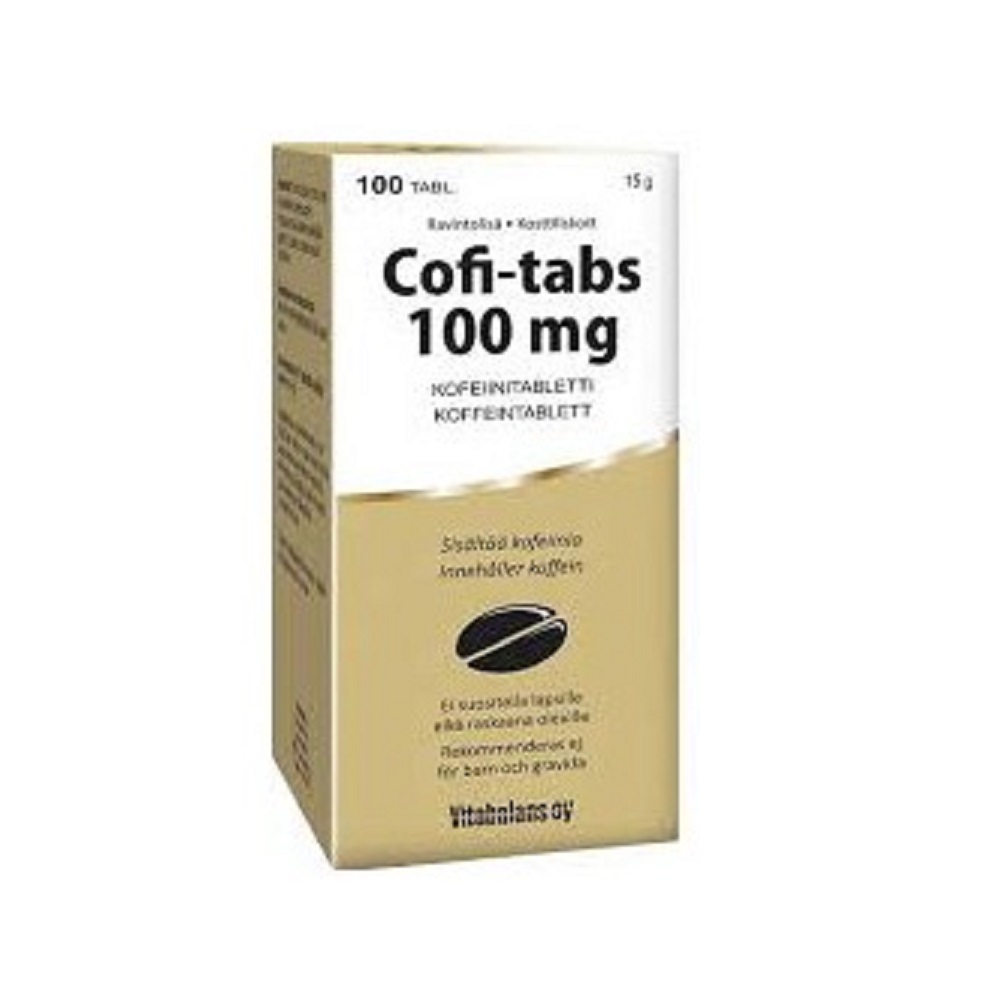 Cofi-tabs 100 mg 100 tabletter