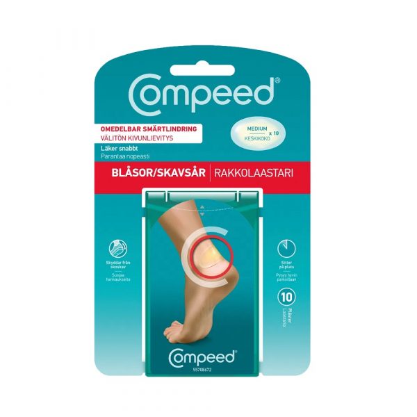 Compeed Skavsarsplaster Medium 10 Plaster web