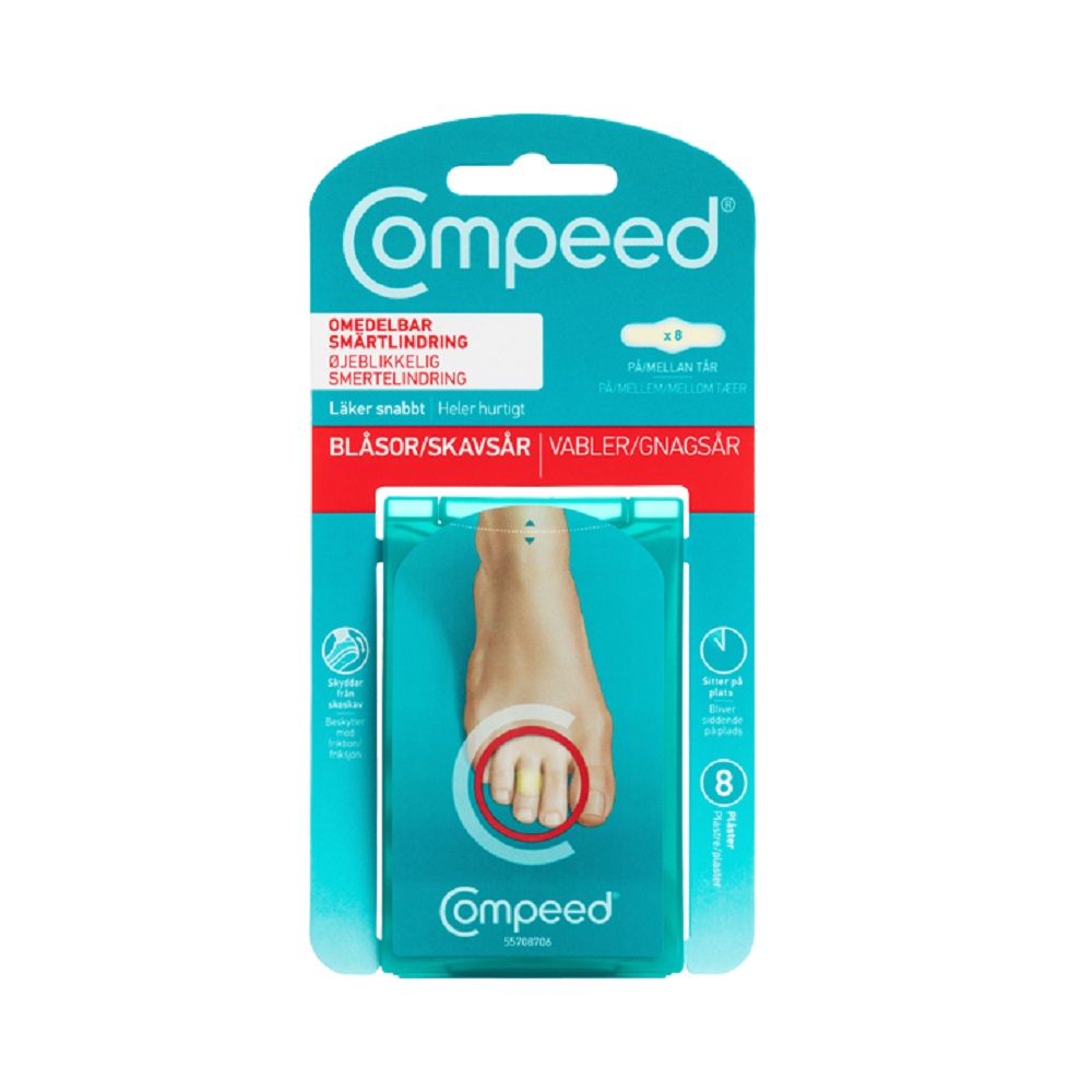 Compeed Skavsårsplåster On Toes 8 Plåster