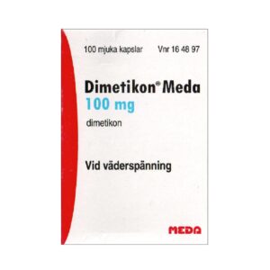 Dimetikon Meda 100 mg 100 mjuka kapslar Vnr 16 48 97 web
