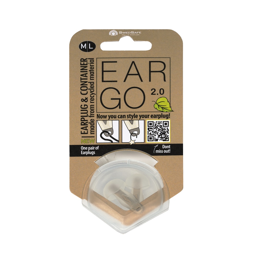 SWEDSAFE Eargo Öronproppar EAR PLUGS L/M