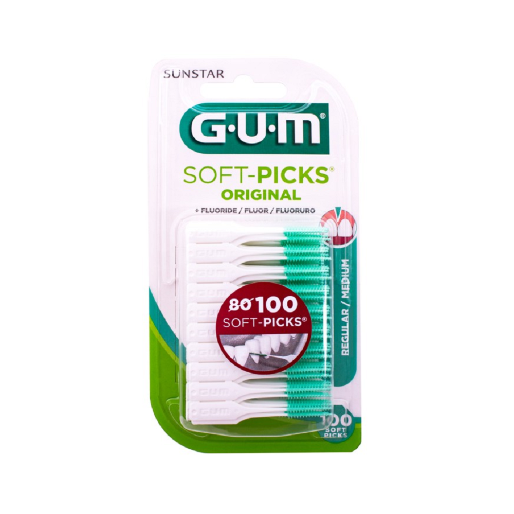 GUM SOFT-PICKS ORIGINAL Regular/Medium 100 st