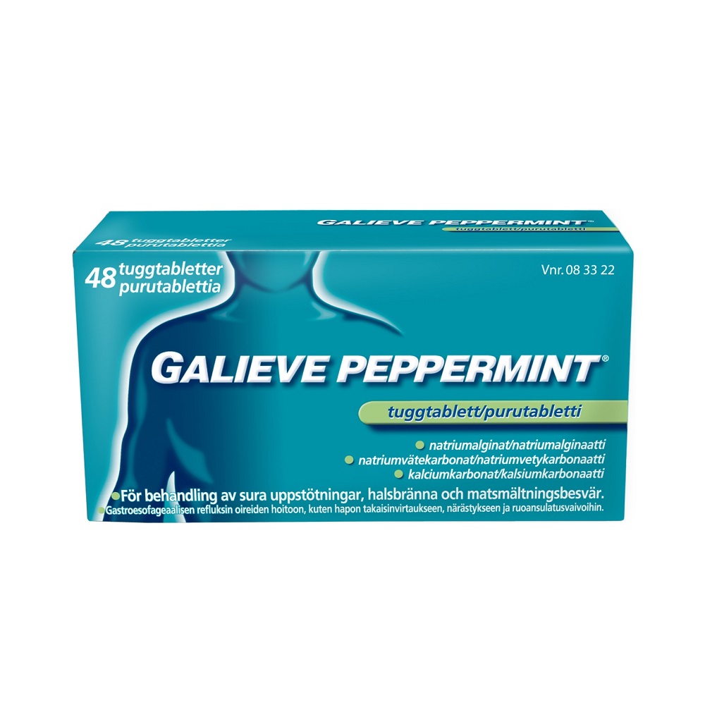 GALIEVE PEPPARMINT 48 tuggtabletter