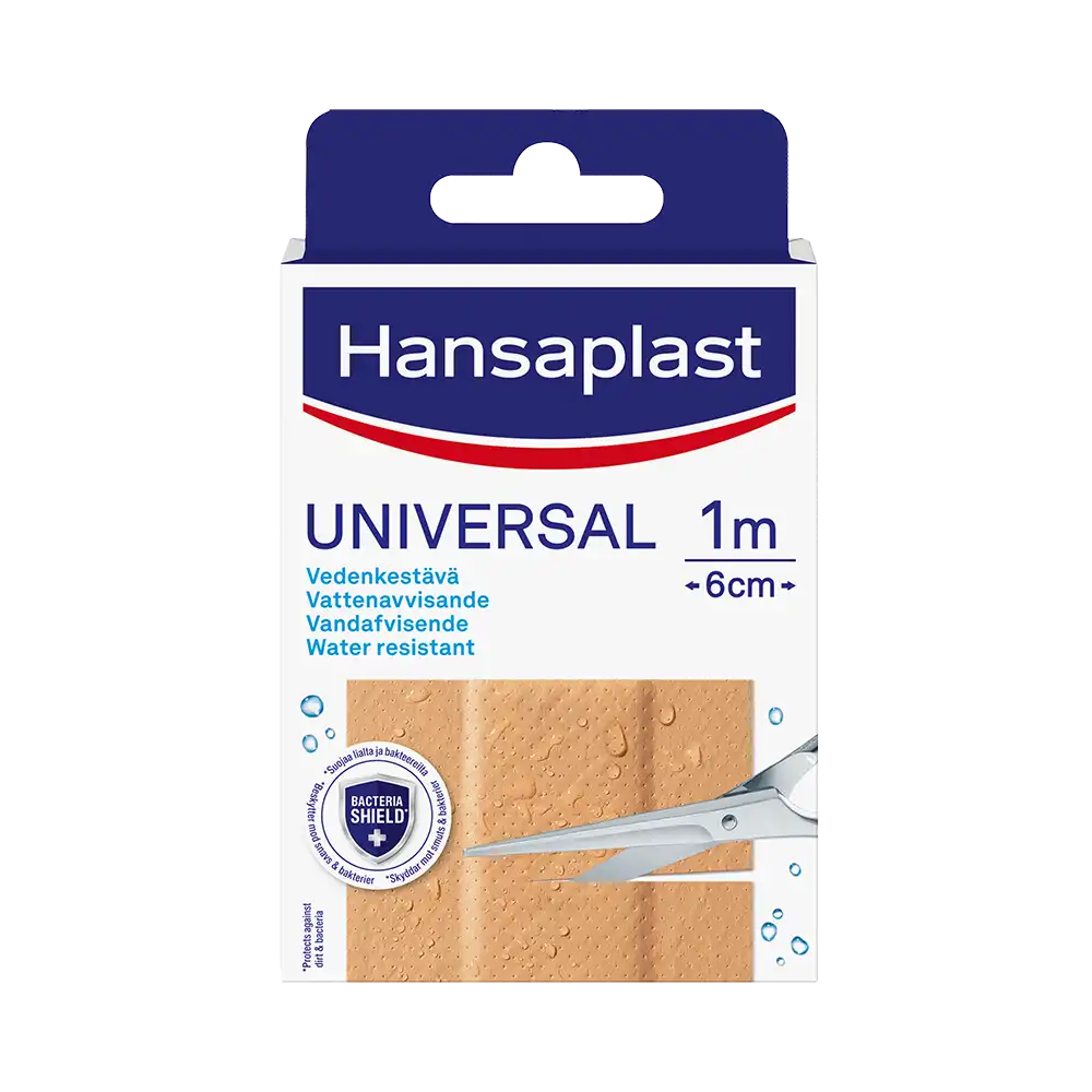 Hansaplast UNIVERSAL Plåster 6 cm x 1 m