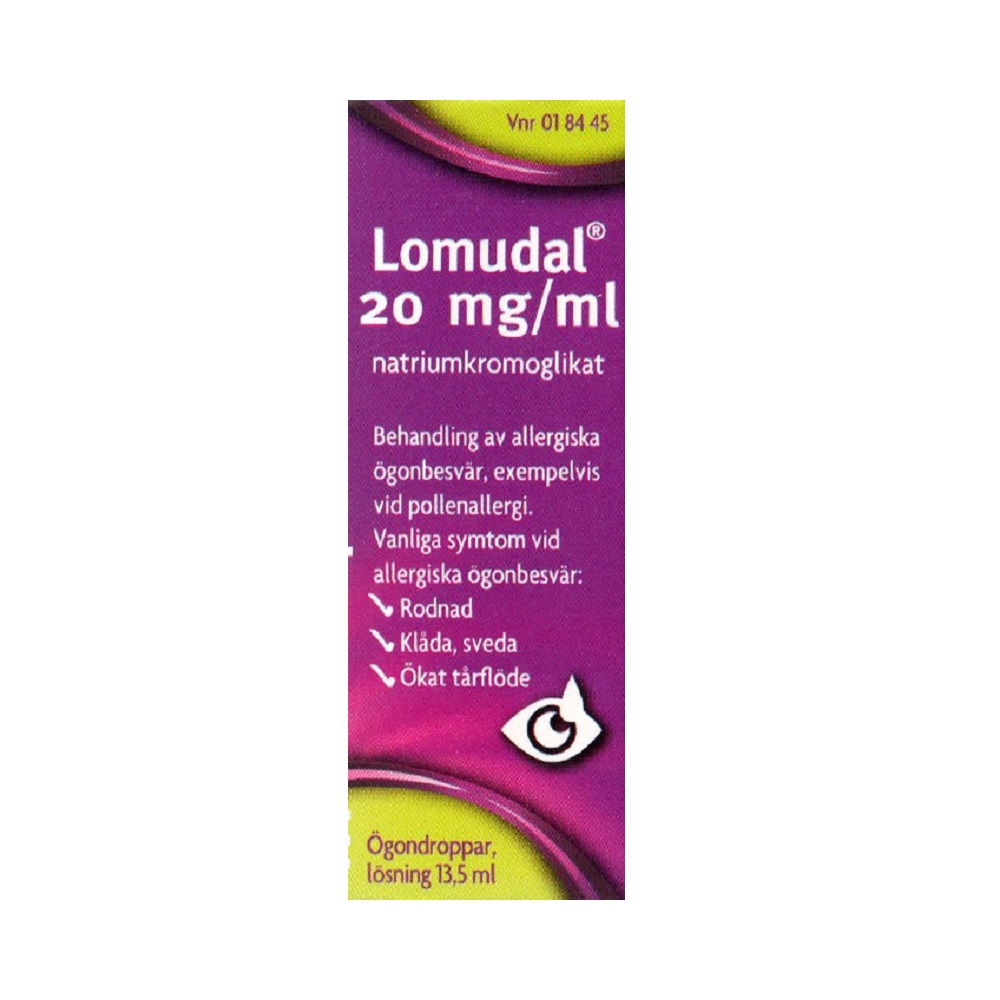 Lomudal 20 mg/ml Ögondroppar, lösning 13,5 ml