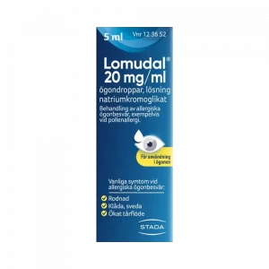 Lomudal 20 mg ml Ogondroppar losning 5 ml