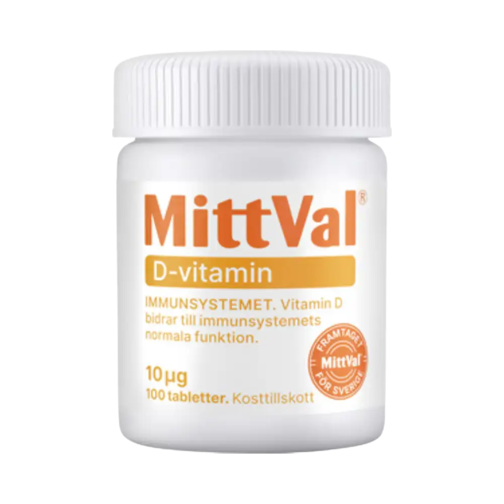 TillVal Vitamin D 100 tabletter