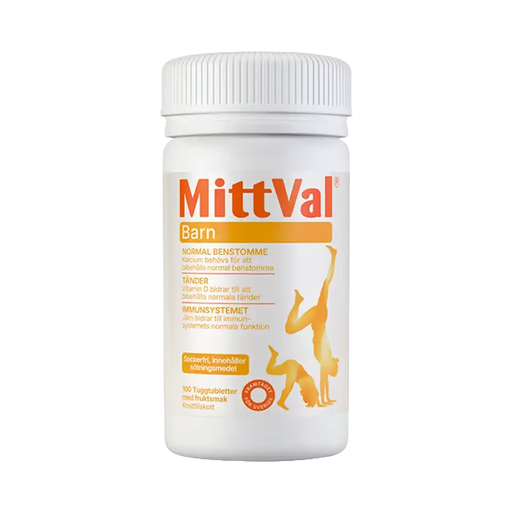 MittVal Barn 100 tuggtabletter