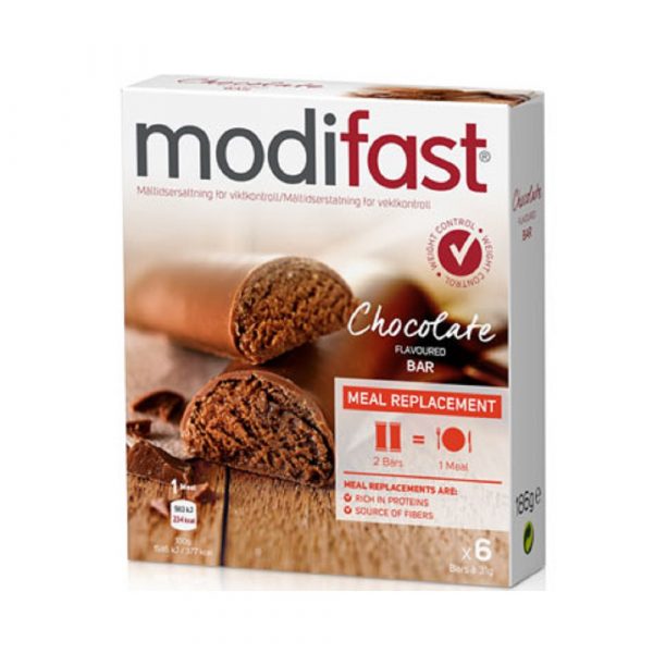 Modifast bar Chocolate 6 pack web