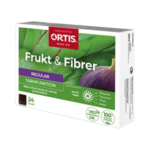ORTIS Frukt & Fibrer Regular 24 tuggtärningar