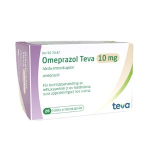 Omeprazol Teva 10 mg 28 harda enterokapslar web