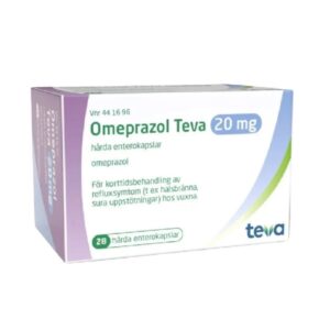 Omeprazol Teva 20 mg 28 harda enterokapslar web
