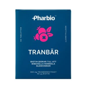 Pharbio Tranbär 60 tabletter