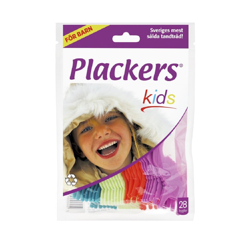 Plackers Kids Tandtrådsbygel 28 pcs