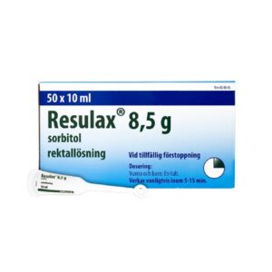 Resulax rektallosning 85 g 50 st web