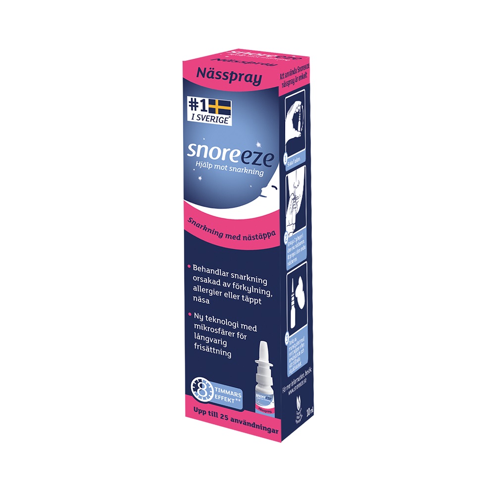 SNOREEZE NӒSSPRAY 25 användningar