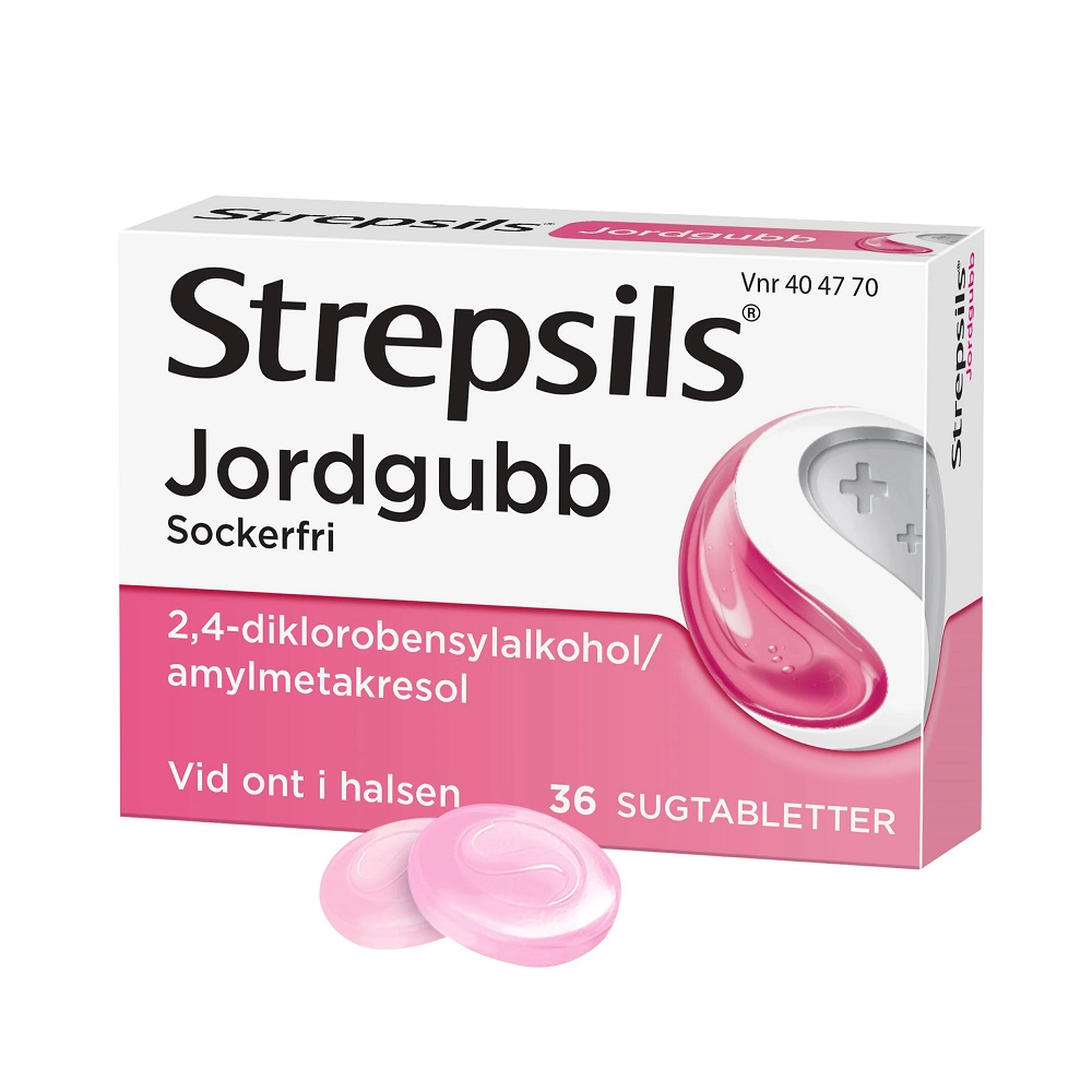 STREPSILS JORDGUBB 36 SUGTABLETTER