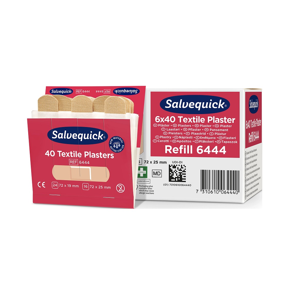 Salvequick Textilplåster refill 40 pcs